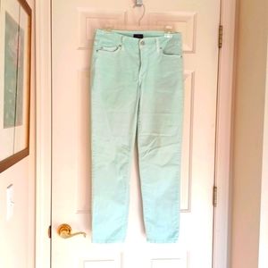 NYDJ Mint Green Jeans, size 6